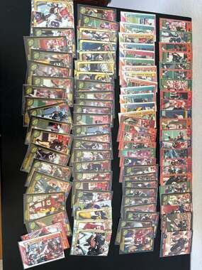 90-100 Vintage Football Card Lot NFL Bulk 4 Penny Sleeves Mixed Brands Baseball